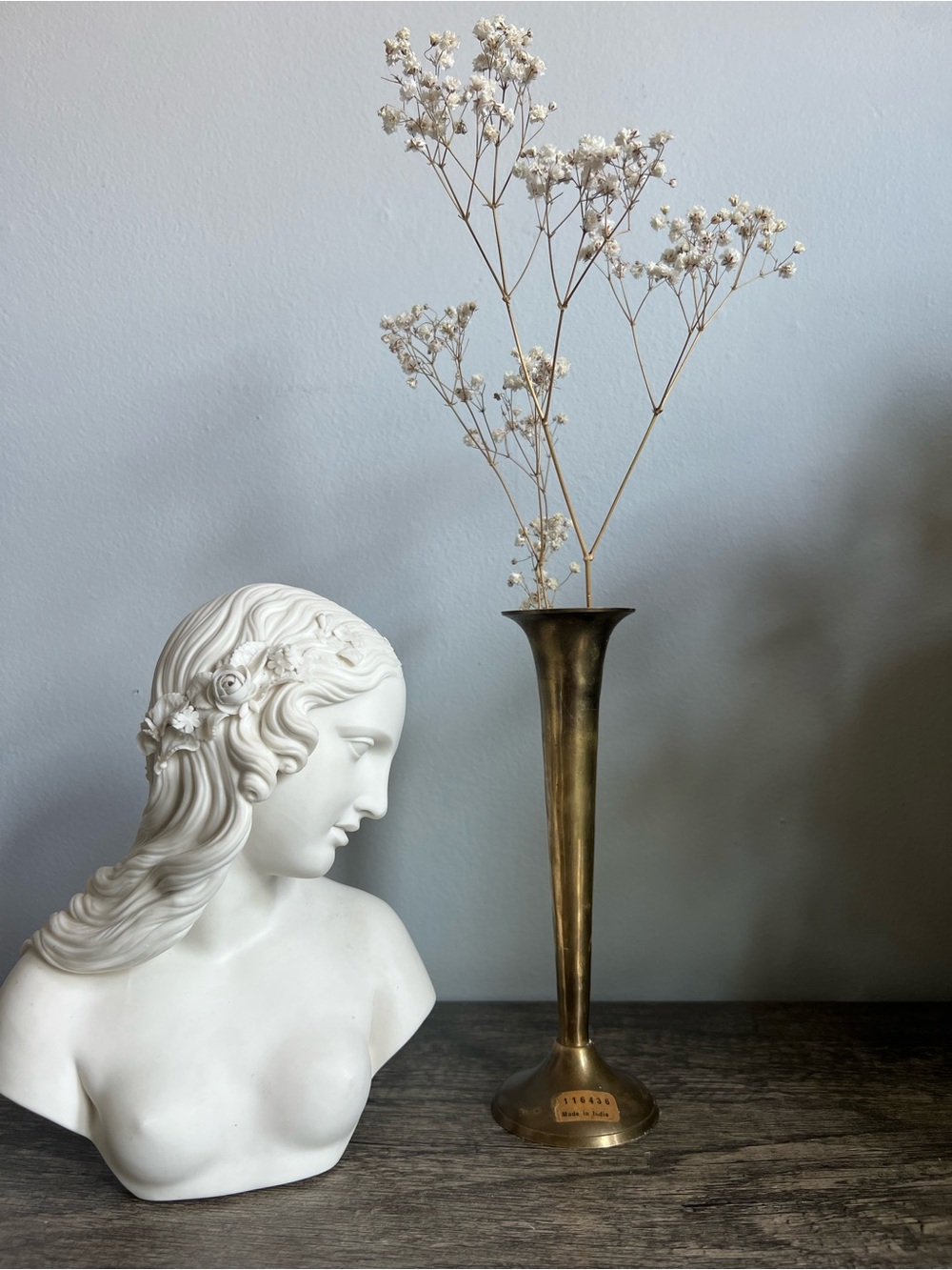 Vintage Brass Vase/Candle Holder